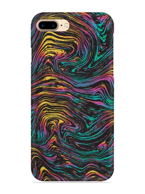 Abstract Liquid Colors Snap Case for Apple Iphone 7 Plus Zapvi