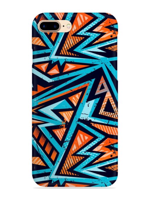 Abstract Seamless Grunge Snap Case for Apple Iphone 7 Plus Zapvi