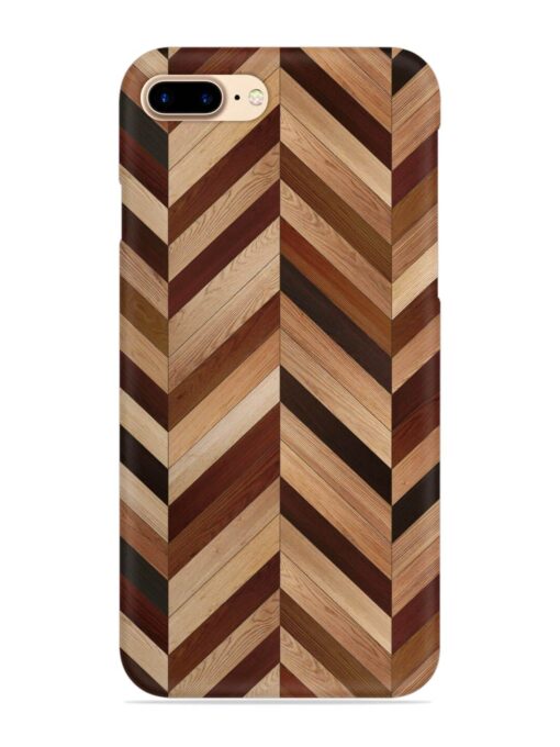 Seamless Wood Parquet Snap Case for Apple Iphone 7 Plus Zapvi