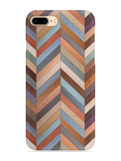 Seamless Wood Parquet Snap Case for Apple Iphone 7 Plus Zapvi