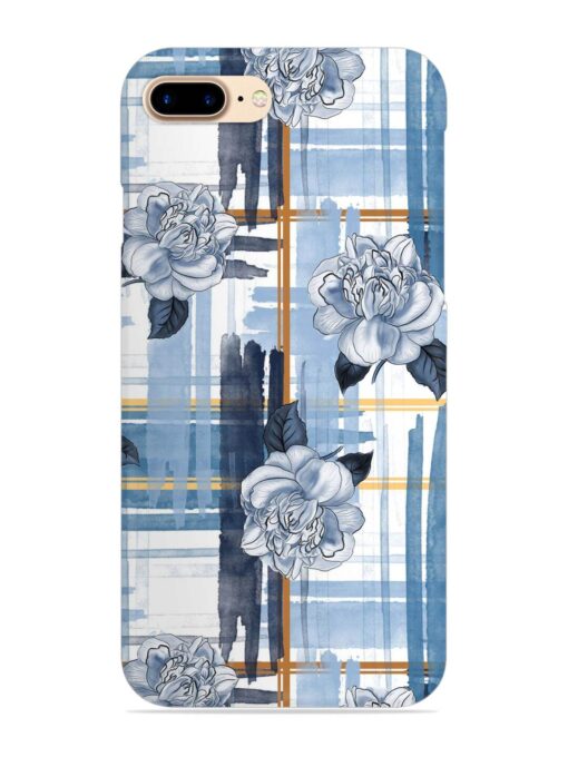 Watercolor Pattern Rose Snap Case for Apple Iphone 7 Plus Zapvi