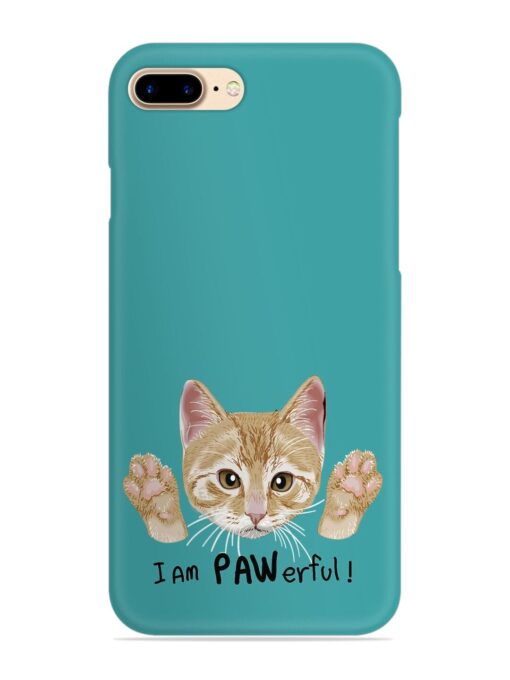 Typography Slogan Cat Snap Case for Apple Iphone 7 Plus Zapvi