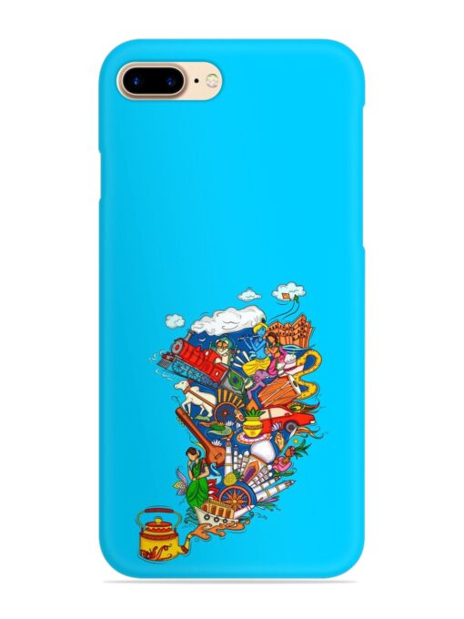 Vector Design Indian Snap Case for Apple Iphone 7 Plus Zapvi