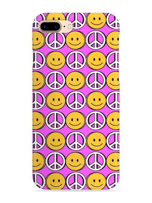 Smiley Face Peace Snap Case for Apple Iphone 7 Plus Zapvi