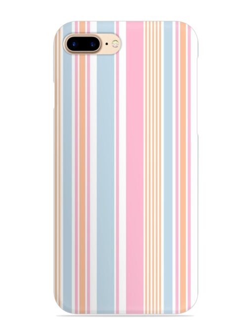 Stripe Seamless Pattern Snap Case for Apple Iphone 7 Plus Zapvi