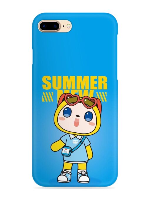 Summer Mew Cartoon Snap Case for Apple Iphone 7 Plus Zapvi