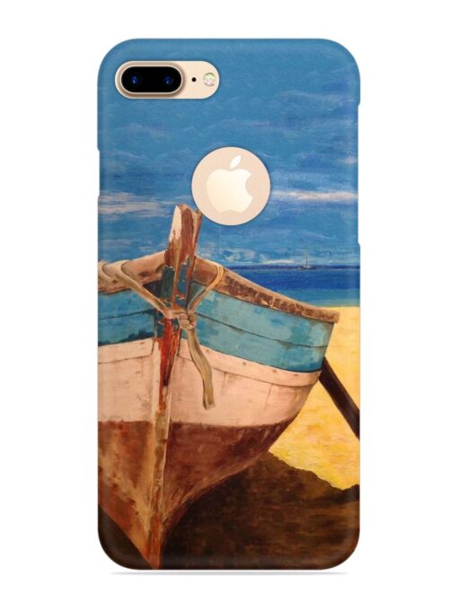 Canvas Painting Snap Case for Apple Iphone 7 Plus (Logo Cut) Zapvi