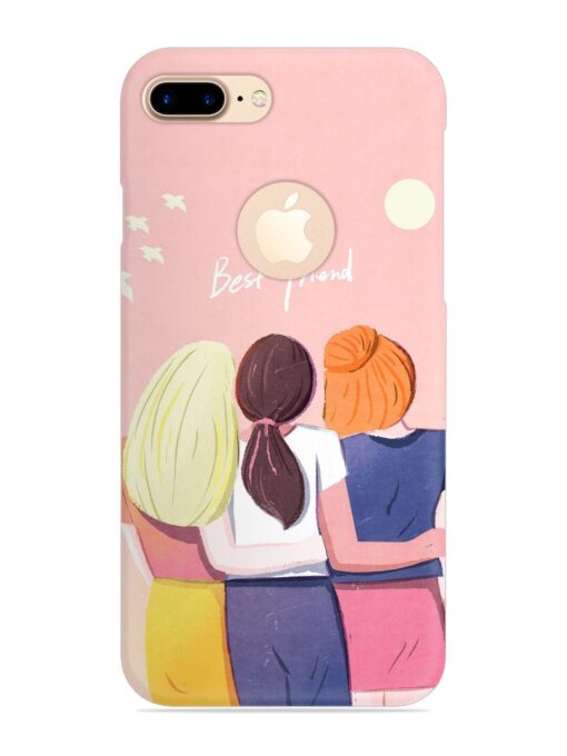 Friendship Day Snap Case for Apple Iphone 7 Plus (Logo Cut) Zapvi