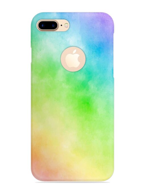 Watercolor Mixture Snap Case for Apple Iphone 7 Plus (Logo Cut) Zapvi