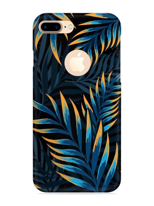 Abstract Leaf Art Snap Case for Apple Iphone 7 Plus (Logo Cut) Zapvi