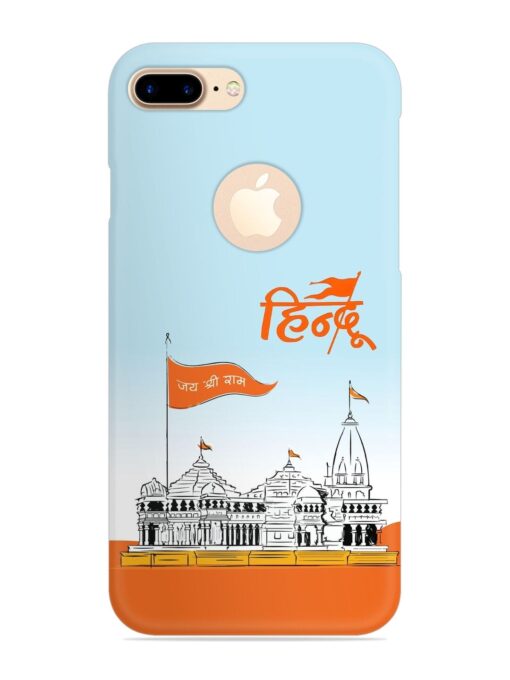 Ram Mandir Hindu Snap Case for Apple Iphone 7 Plus (Logo Cut) Zapvi