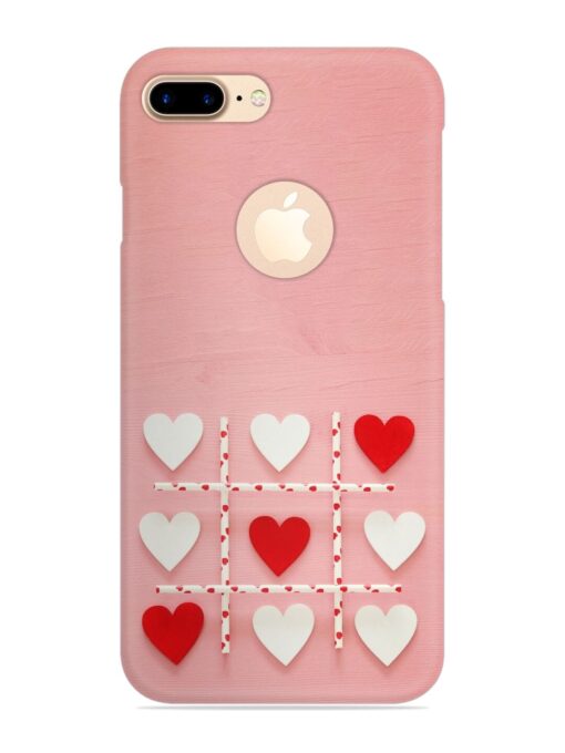 Valentines Day Concept Snap Case for Apple Iphone 7 Plus (Logo Cut) Zapvi