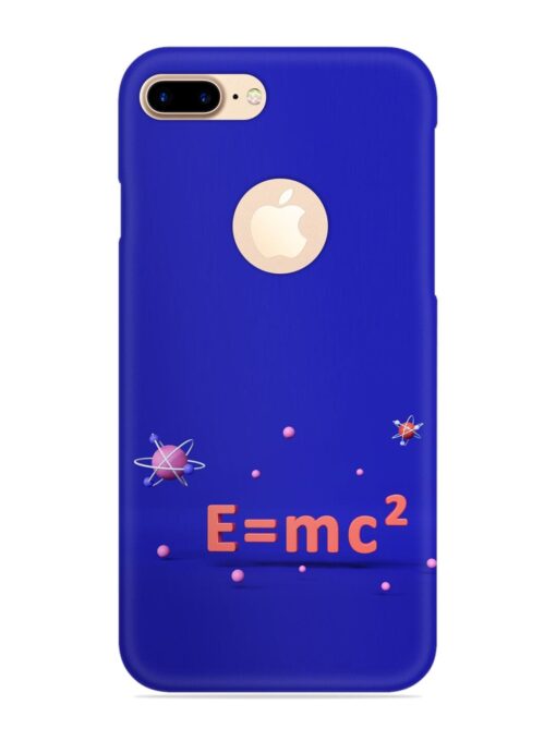 Formula Relativity Equation Snap Case for Apple Iphone 7 Plus (Logo Cut) Zapvi