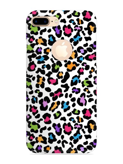 Seamless Leopard Pattern Snap Case for Apple Iphone 7 Plus (Logo Cut) Zapvi