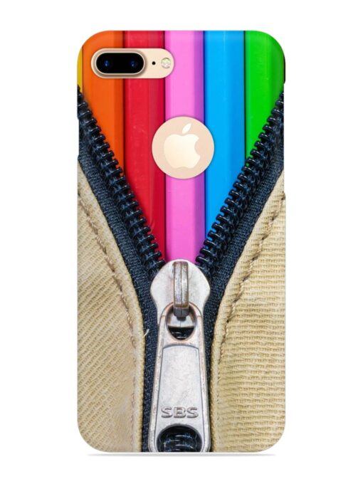 Zip In Color Snap Case for Apple Iphone 7 Plus (Logo Cut) Zapvi