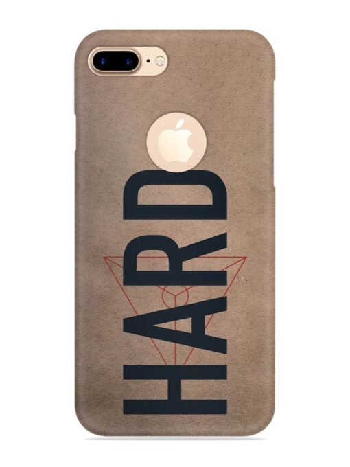 Hard Typo Snap Case for Apple Iphone 7 Plus (Logo Cut) Zapvi