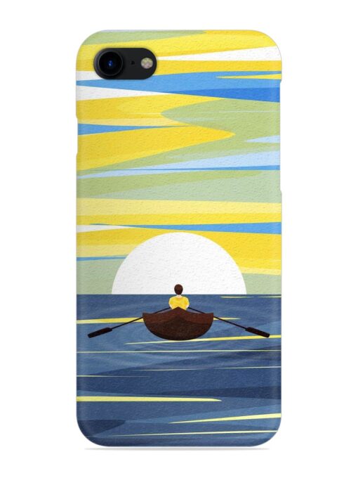 Rowing Person Ferry Paddle Snap Case for Apple Iphone 8 Zapvi