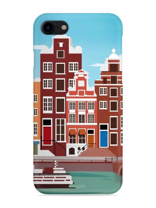 Scenery Architecture Amsterdam Landscape Snap Case for Apple Iphone 8 Zapvi