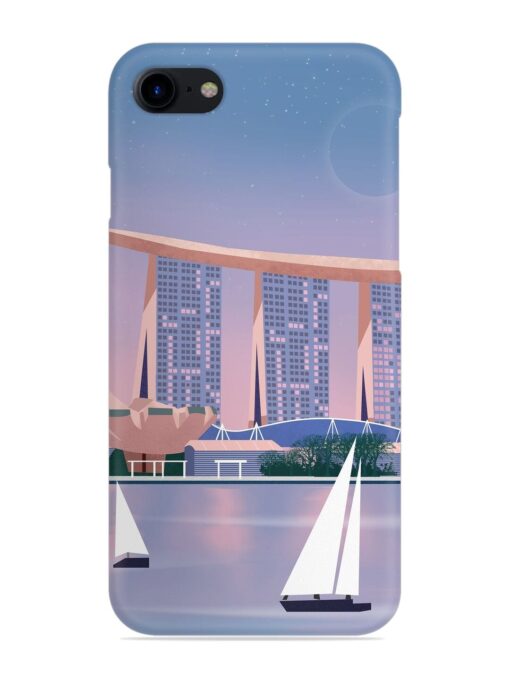 Singapore Scenery Architecture Snap Case for Apple Iphone 8 Zapvi