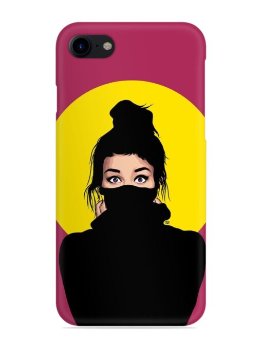 Girly Vector Snap Case for Apple Iphone 8 Zapvi