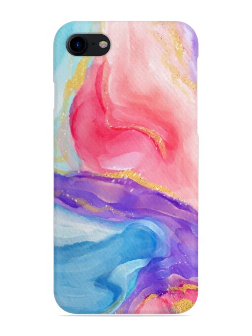 Watercolor Gradient Snap Case for Apple Iphone 8 Zapvi