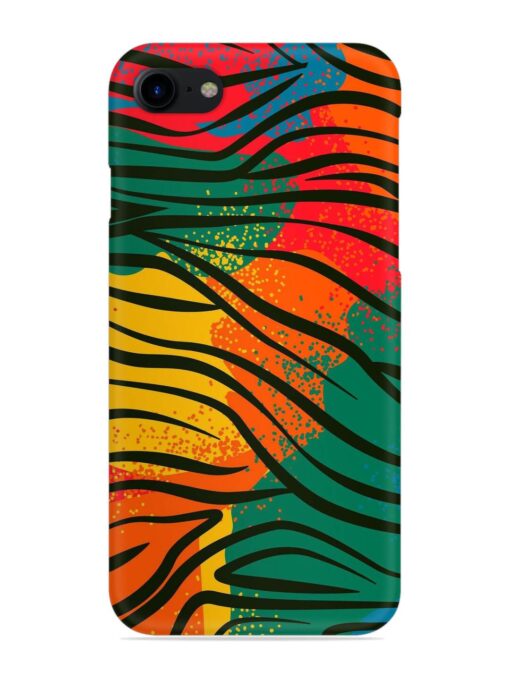 Bright Colorful Snap Case for Apple Iphone 8 Zapvi