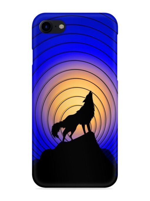 Fox Roaring Design Snap Case for Apple Iphone 8 Zapvi