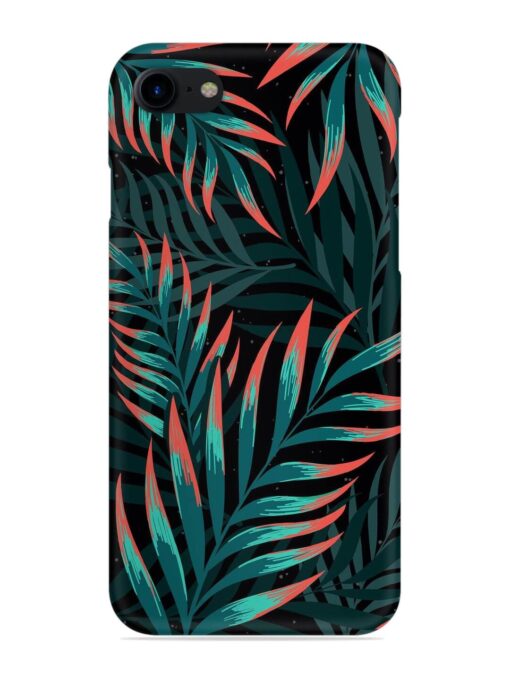 Green Leaf Art Snap Case for Apple Iphone 8 Zapvi