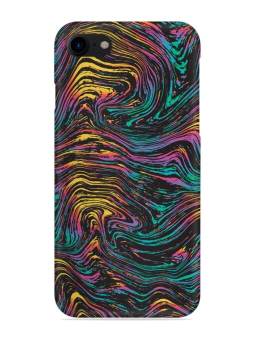 Abstract Liquid Colors Snap Case for Apple Iphone 8 Zapvi