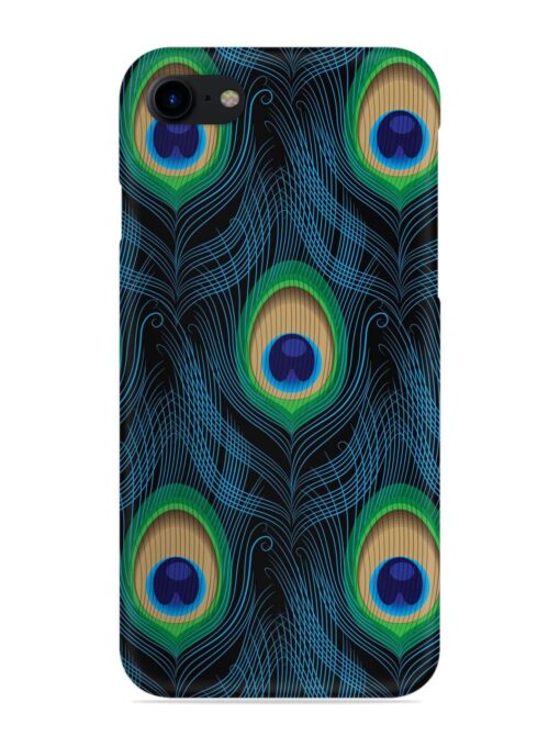 Seamless Pattern Peacock Snap Case for Apple Iphone 8 Zapvi