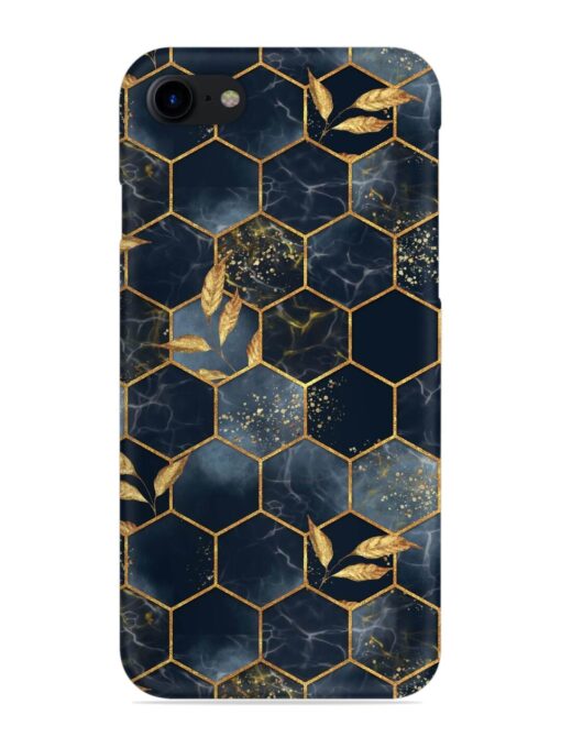 Marble Hexagon Seamless Snap Case for Apple Iphone 8 Zapvi