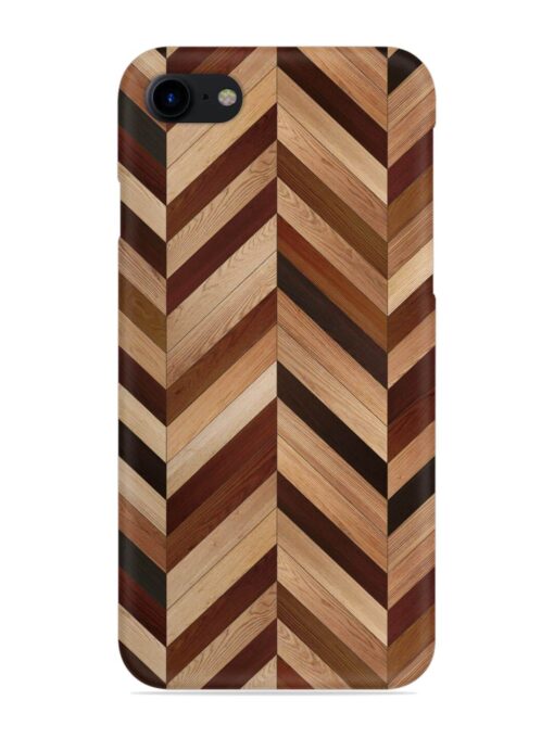 Seamless Wood Parquet Snap Case for Apple Iphone 8 Zapvi