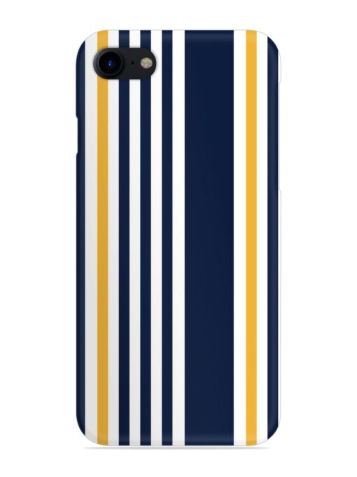 Seamless Stripe Pattern Snap Case for Apple Iphone 8 Zapvi