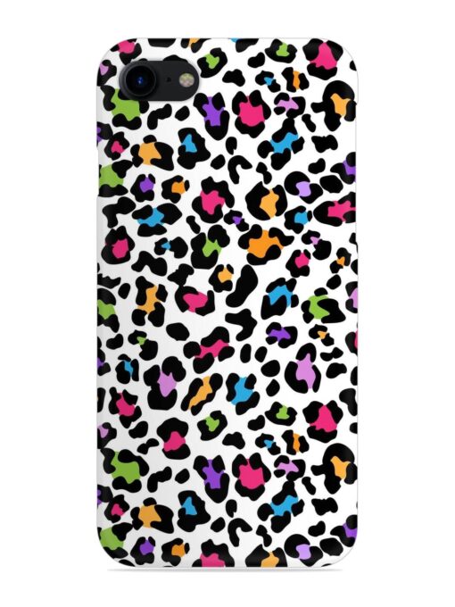 Seamless Leopard Pattern Snap Case for Apple Iphone 8 Zapvi