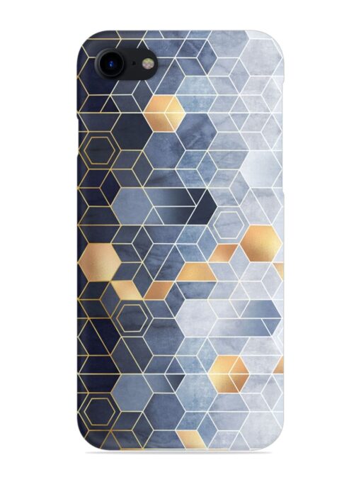 Geometric Abstraction Hexagons Snap Case for Apple Iphone 8 Zapvi