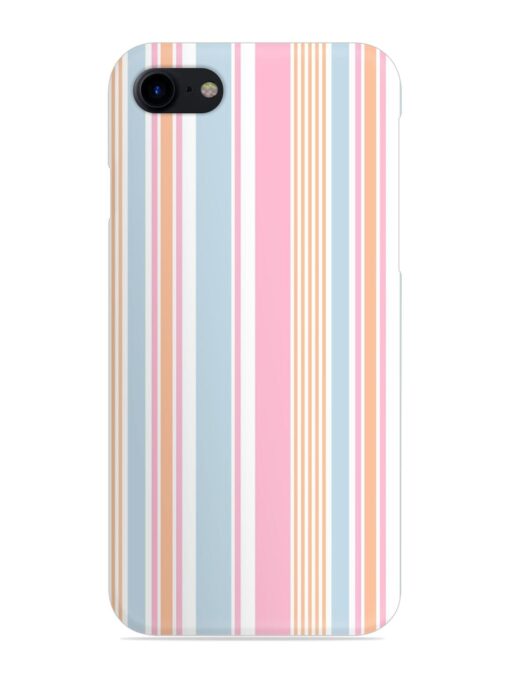 Stripe Seamless Pattern Snap Case for Apple Iphone 8 Zapvi