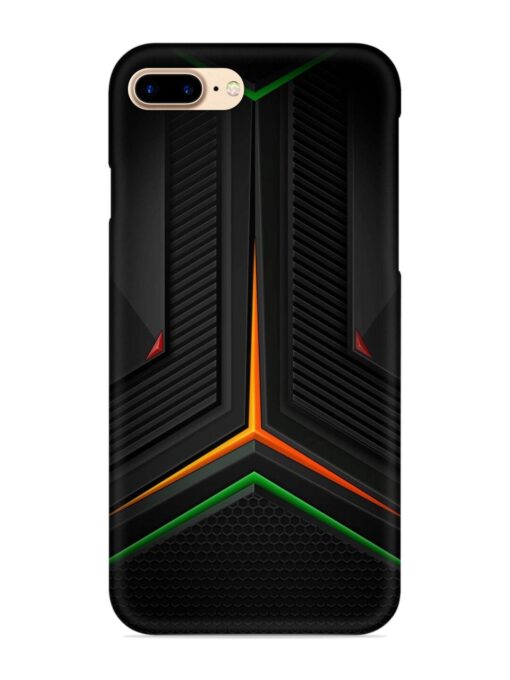 Orange Triangle Light Snap Case for Apple Iphone 8 Plus Zapvi