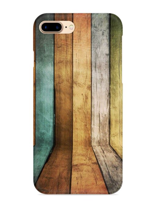 Wooden Realistic Art Snap Case for Apple Iphone 8 Plus Zapvi