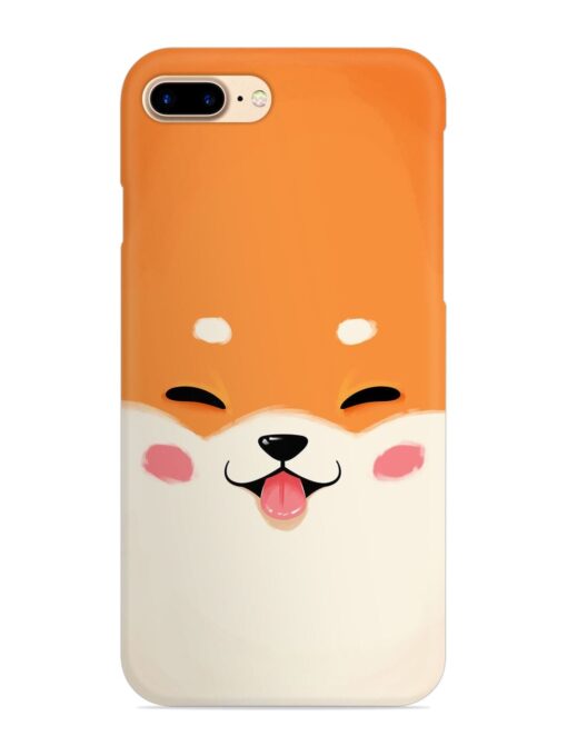 Happy Cat Art Snap Case for Apple Iphone 8 Plus Zapvi