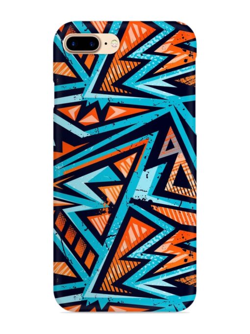 Abstract Seamless Grunge Snap Case for Apple Iphone 8 Plus Zapvi