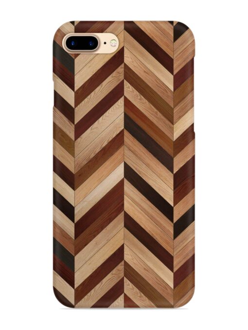 Seamless Wood Parquet Snap Case for Apple Iphone 8 Plus Zapvi