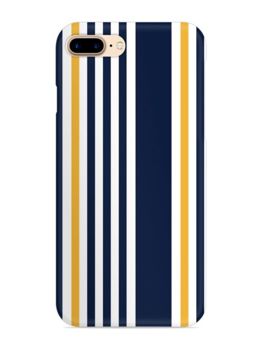 Seamless Stripe Pattern Snap Case for Apple Iphone 8 Plus Zapvi