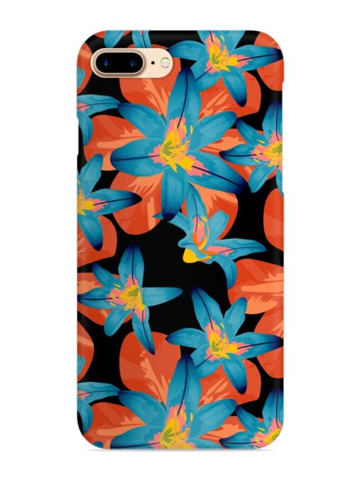 Philippine Flowers Seamless Snap Case for Apple Iphone 8 Plus Zapvi