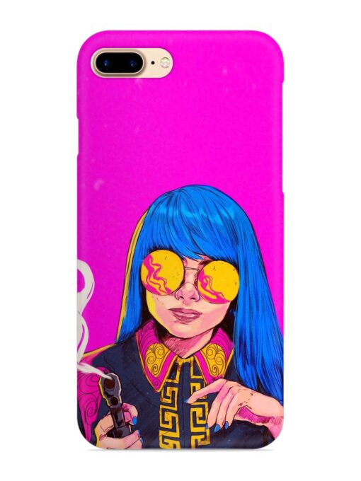 Aesthetic Anime Girl Snap Case for Apple Iphone 8 Plus Zapvi