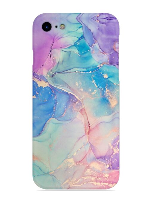 Alcohol Ink Colors Snap Case for Apple Iphone Se (2020) Zapvi