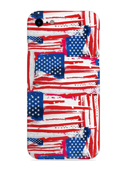 Usa Flag Seamless Snap Case for Apple Iphone Se (2020) Zapvi