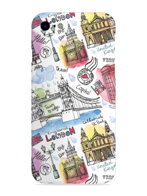 Vector London Landmark Snap Case for Apple Iphone Se (2020) Zapvi