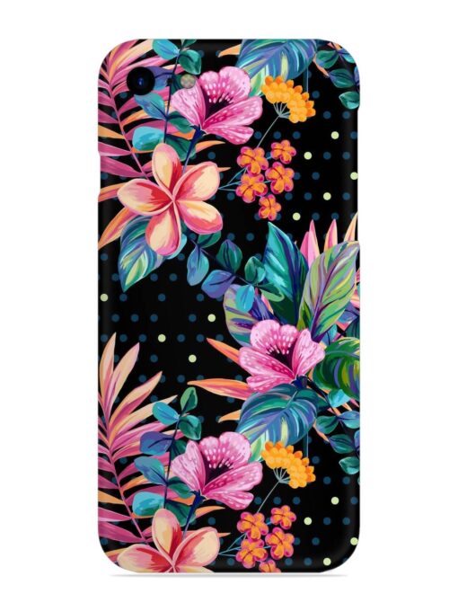 Seamless Floral Pattern Snap Case for Apple Iphone Se (2020) Zapvi