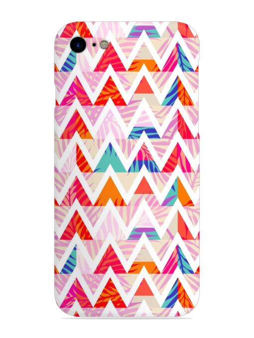 Abstract Triangle Background Snap Case for Apple Iphone Se (2020) Zapvi