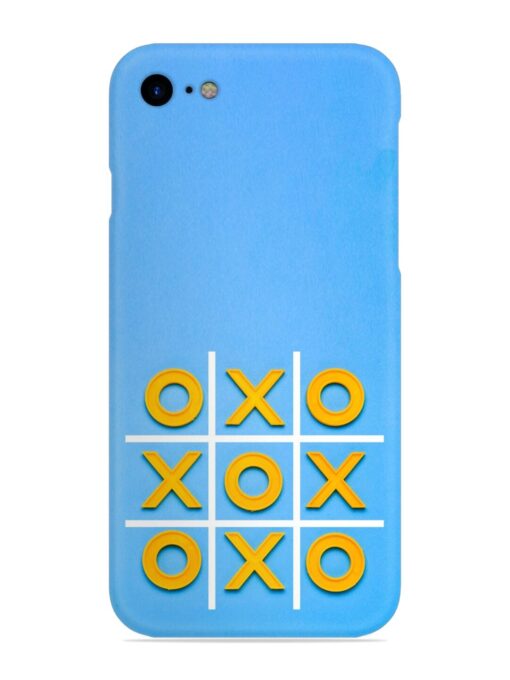 Yellow Plastic Crosses Snap Case for Apple Iphone Se (2020) Zapvi